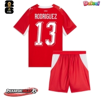 Szwajcaria Ricardo Rodriguez #13 Koszulka Podstawowa dzieci MŚ 2026 Krótki Rękaw (+ krótkie spodenki)