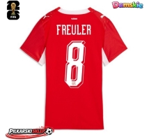 Szwajcaria Ruben Vargas #17 Koszulka Podstawowa damskie MŚ 2026 Krótki Rękaw