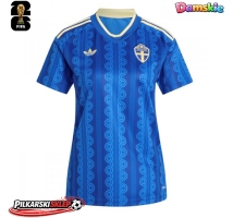 Szwecja Koszulka Wyjazdowa damskie MŚ 2026 Krótki Rękaw