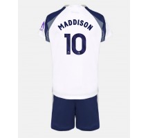Tottenham Hotspur James Maddison #10 Koszulka Podstawowa dzieci 2025-26 Krótki Rękaw (+ krótkie spodenki)