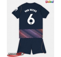 Tottenham Hotspur Jan Paul van Hecke #6 Koszulka Wyjazdowa dzieci 2026-27 Krótki Rękaw (+ krótkie spodenki)