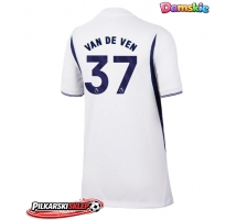Tottenham Hotspur Micky van de Ven #37 Koszulka Podstawowa damskie 2026-27 Krótki Rękaw