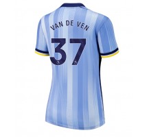 Tottenham Hotspur Micky van de Ven #37 Koszulka Wyjazdowa damskie 2024-25 Krótki Rękaw