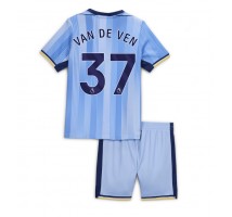 Tottenham Hotspur Micky van de Ven #37 Koszulka Wyjazdowa dzieci 2024-25 Krótki Rękaw (+ krótkie spodenki)