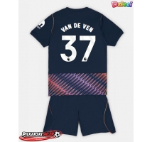Tottenham Hotspur Micky van de Ven #37 Koszulka Wyjazdowa dzieci 2026-27 Krótki Rękaw (+ krótkie spodenki)
