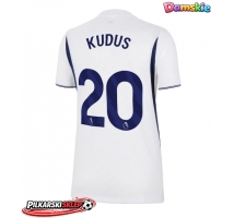 Tottenham Hotspur Mohammed Kudus #20 Koszulka Podstawowa damskie 2026-27 Krótki Rękaw