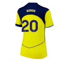 Tottenham Hotspur Mohammed Kudus #20 Koszulka Trzecia damskie 2025-26 Krótki Rękaw