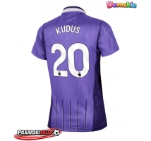 Tottenham Hotspur Mohammed Kudus #20 Koszulka Trzecia damskie 2026-27 Krótki Rękaw