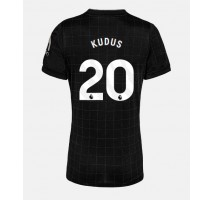 Tottenham Hotspur Mohammed Kudus #20 Koszulka Wyjazdowa damskie 2025-26 Krótki Rękaw