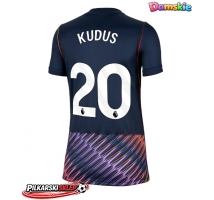 Tottenham Hotspur Mohammed Kudus #20 Koszulka Wyjazdowa damskie 2026-27 Krótki Rękaw