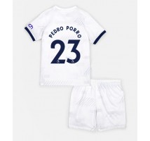Tottenham Hotspur Pedro Porro #23 Koszulka Podstawowa dzieci 2023-24 Krótki Rękaw (+ krótkie spodenki)