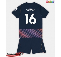 Tottenham Hotspur Sandro Tonali #16 Koszulka Wyjazdowa dzieci 2026-27 Krótki Rękaw (+ krótkie spodenki)