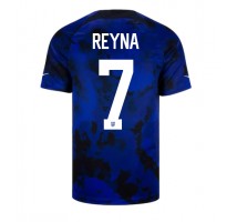 Ujedinjene države Giovanni Reyna #7 Koszulka Wyjazdowa MŚ 2022 Krótki Rękaw