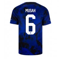 Ujedinjene države Yunus Musah #6 Koszulka Wyjazdowa MŚ 2022 Krótki Rękaw