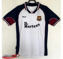 West Ham 1999-2000 Koszulka Retro Wyjazdowa Krótki Rękaw