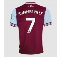 West Ham United Crysencio Summerville #7 Koszulka Podstawowa 2024-25 Krótki Rękaw