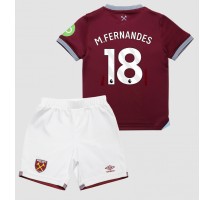 West Ham United Mateus Fernandes #18 Koszulka Podstawowa dzieci 2025-26 Krótki Rękaw (+ krótkie spodenki)