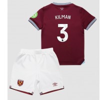 West Ham United Max Kilman #3 Koszulka Podstawowa dzieci 2025-26 Krótki Rękaw (+ krótkie spodenki)