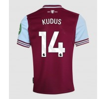 West Ham United Mohammed Kudus #14 Koszulka Podstawowa 2024-25 Krótki Rękaw