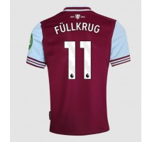 West Ham United Niclas Fullkrug #11 Koszulka Podstawowa 2024-25 Krótki Rękaw