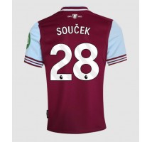 West Ham United Tomas Soucek #28 Koszulka Podstawowa 2024-25 Krótki Rękaw