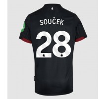 West Ham United Tomas Soucek #28 Koszulka Wyjazdowa 2024-25 Krótki Rękaw