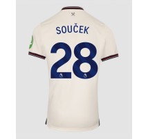 West Ham United Tomas Soucek #28 Koszulka Wyjazdowa 2025-26 Krótki Rękaw