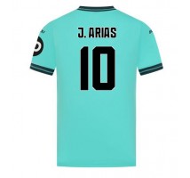 Wolves Jhon Arias #10 Koszulka Wyjazdowa 2025-26 Krótki Rękaw