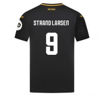 Wolves Jorgen Strand Larsen #9 Koszulka Wyjazdowa 2024-25 Krótki Rękaw