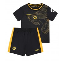 Wolves Koszulka Wyjazdowa dzieci 2024-25 Krótki Rękaw (+ krótkie spodenki)