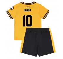 Wolves Matheus Cunha #10 Koszulka Podstawowa dzieci 2024-25 Krótki Rękaw (+ krótkie spodenki)