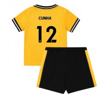 Wolves Matheus Cunha #12 Koszulka Podstawowa dzieci 2023-24 Krótki Rękaw (+ krótkie spodenki)