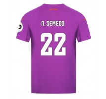 Wolves Nelson Semedo #22 Koszulka Trzecia 2024-25 Krótki Rękaw
