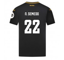 Wolves Nelson Semedo #22 Koszulka Wyjazdowa 2024-25 Krótki Rękaw