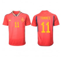 Španjolska Ferran Torres #11 Koszulka Podstawowa MŚ 2022 Krótki Rękaw