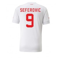 Švicarska Haris Seferovic #9 Koszulka Wyjazdowa MŚ 2022 Krótki Rękaw