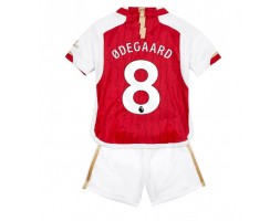 Arsenal Martin Odegaard #8 Koszulka Podstawowa dzieci 2023-24 Krótki Rękaw (+ krótkie spodenki)