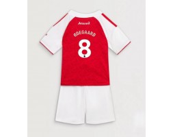 Arsenal Martin Odegaard #8 Koszulka Podstawowa dzieci 2025-26 Krótki Rękaw (+ krótkie spodenki)