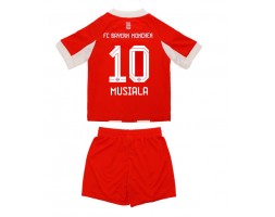 Bayern Munich Jamal Musiala #10 Koszulka Podstawowa dzieci 2025-26 Krótki Rękaw (+ krótkie spodenki)