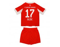 Bayern Munich Michael Olise #17 Koszulka Podstawowa dzieci 2025-26 Krótki Rękaw (+ krótkie spodenki)