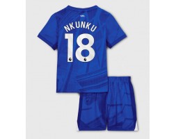 Chelsea Christopher Nkunku #18 Koszulka Podstawowa dzieci 2025-26 Krótki Rękaw (+ krótkie spodenki)