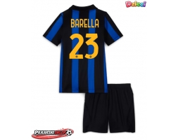Inter Milan Nicolo Barella #23 Koszulka Podstawowa dzieci 2026-27 Krótki Rękaw (+ krótkie spodenki)