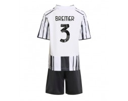 Juventus Gleison Bremer #3 Koszulka Podstawowa dzieci 2025-26 Krótki Rękaw (+ krótkie spodenki)