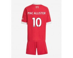 Liverpool Alexis Mac Allister #10 Koszulka Podstawowa dzieci 2025-26 Krótki Rękaw (+ krótkie spodenki)