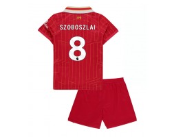 Liverpool Dominik Szoboszlai #8 Koszulka Podstawowa dzieci 2024-25 Krótki Rękaw (+ krótkie spodenki)
