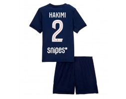 Paris Saint-Germain Achraf Hakimi #2 Koszulka Podstawowa dzieci 2025-26 Krótki Rękaw (+ krótkie spodenki)