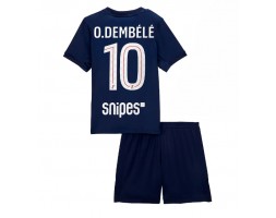 Paris Saint-Germain Ousmane Dembele #10 Koszulka Podstawowa dzieci 2025-26 Krótki Rękaw (+ krótkie spodenki)