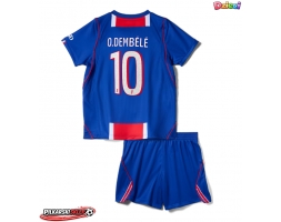 Paris Saint-Germain Ousmane Dembele #10 Koszulka Podstawowa dzieci 2026-27 Krótki Rękaw (+ krótkie spodenki)
