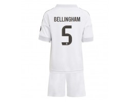 Real Madrid Jude Bellingham #5 Koszulka Podstawowa dzieci 2025-26 Krótki Rękaw (+ krótkie spodenki)