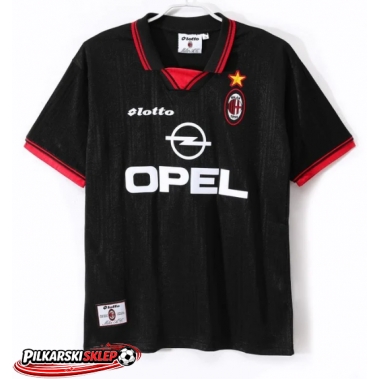 AC Milan 1997-1998 Koszulka Retro Trzecia Krótki Rękaw